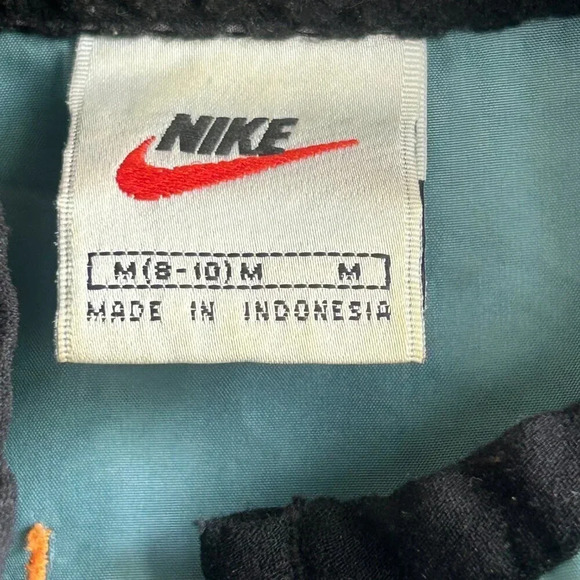 Nike Vintage White Label Gray Teal Windbreaker Running Vest Unisex Size Medium - Picture 5 of 9